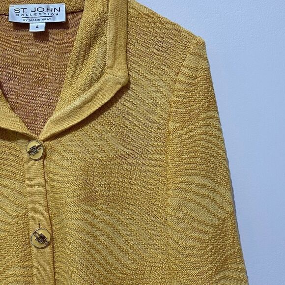ST. JOHN Knit Cardigan Blazer Sweater - Picture 5 of 6